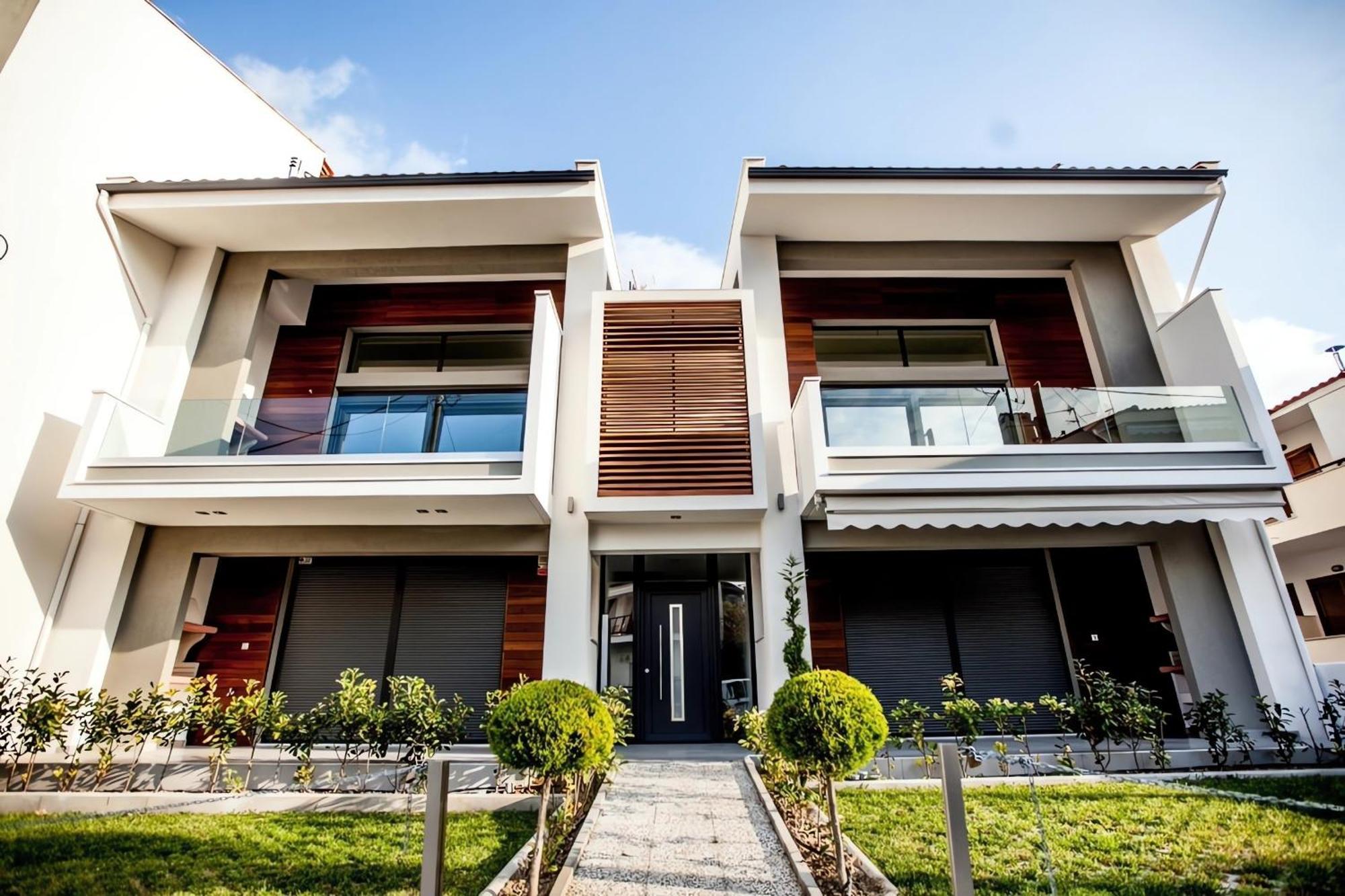 Aleksia Seaside Deluxe Apartment Pefkochori Exterior foto