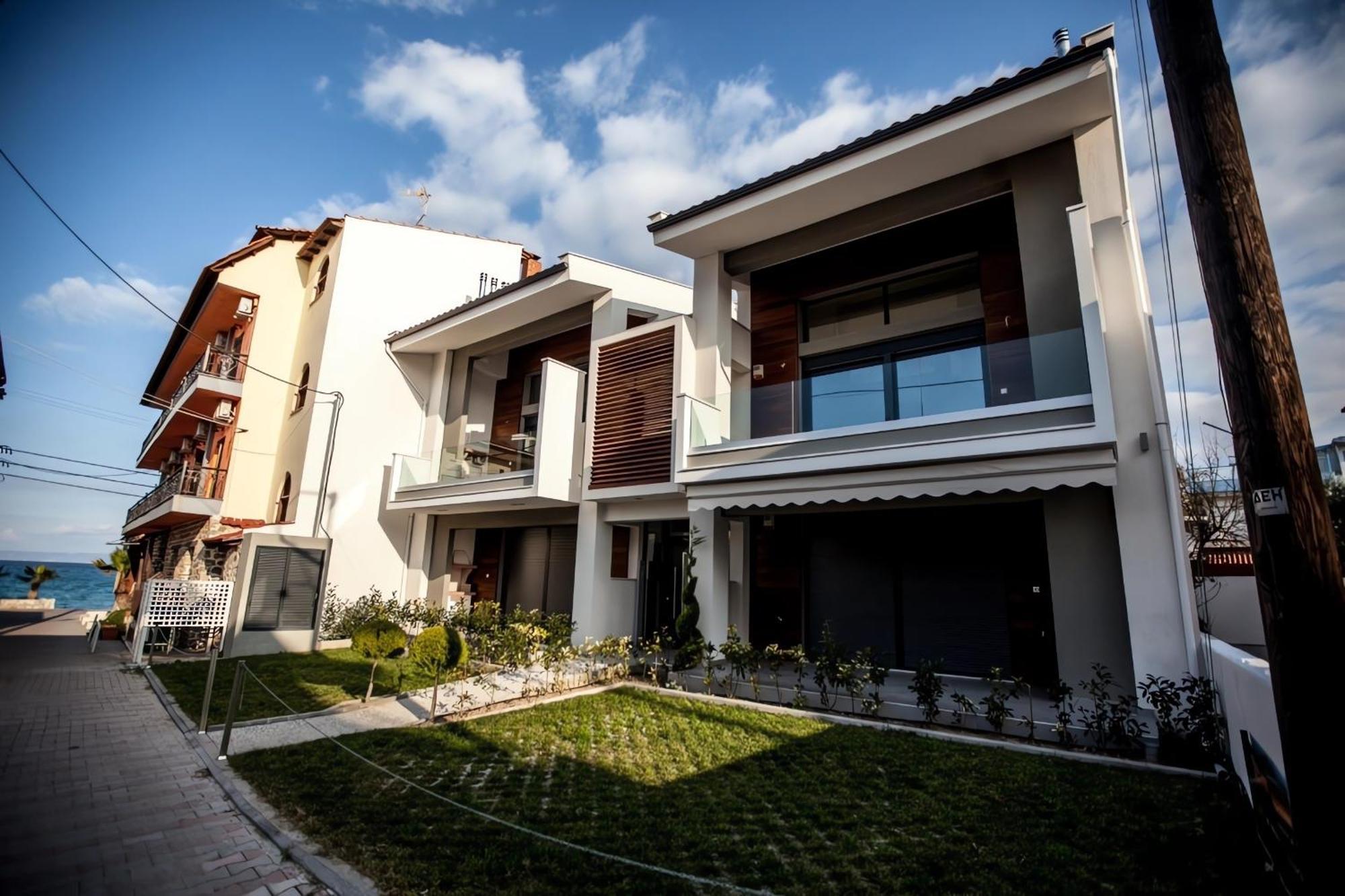 Aleksia Seaside Deluxe Apartment Pefkochori Exterior foto