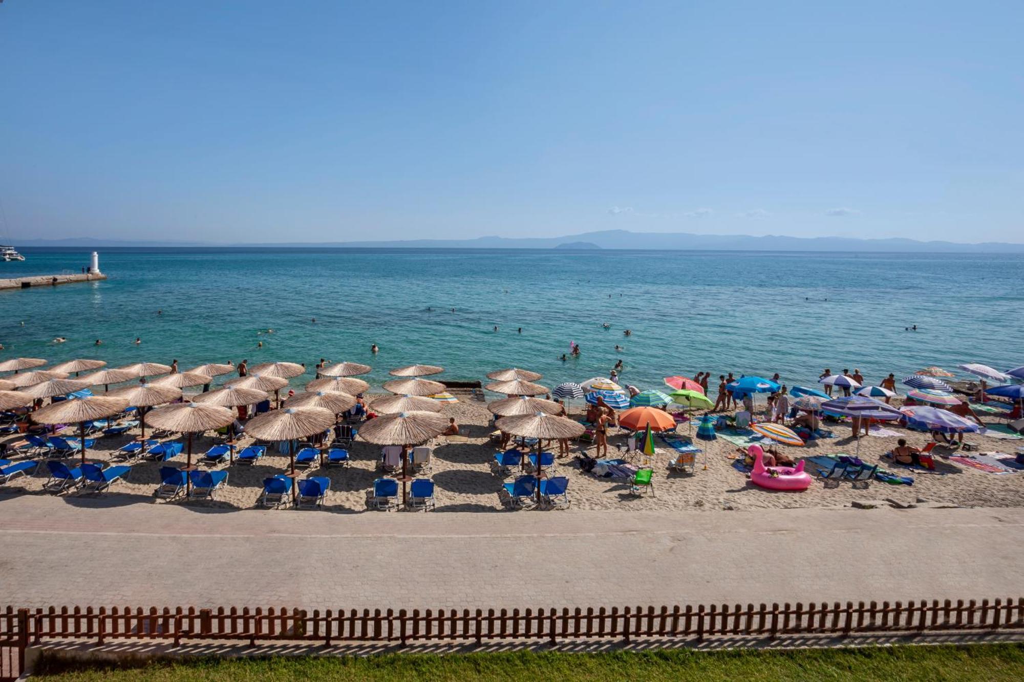 Aleksia Seaside Deluxe Apartment Pefkochori Exterior foto